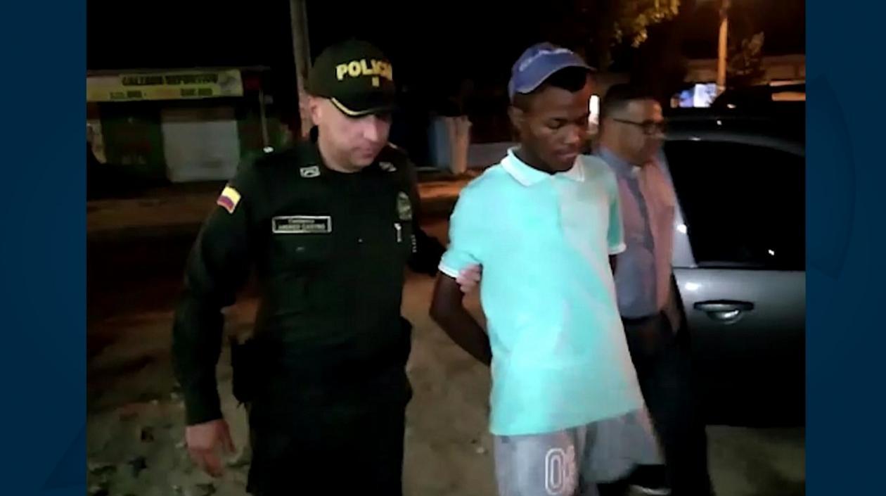 Capellán de la Policía tras detener al hombre.