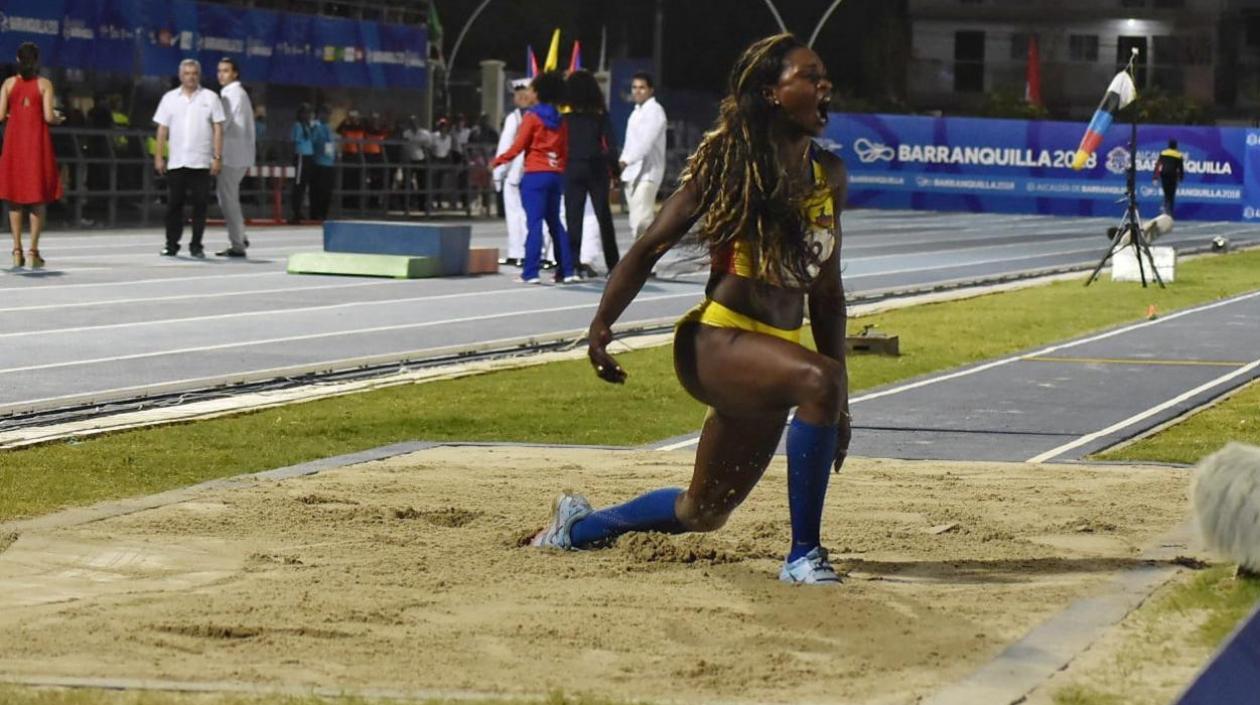 La colombiana Caterine Ibargüen.