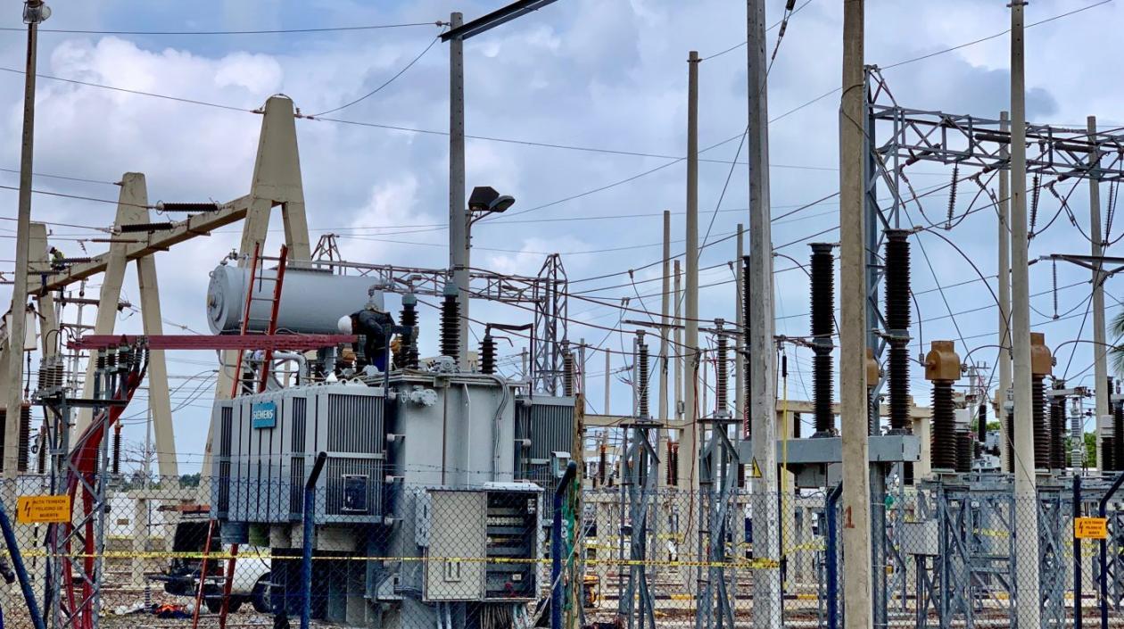 Subestación eléctrica.