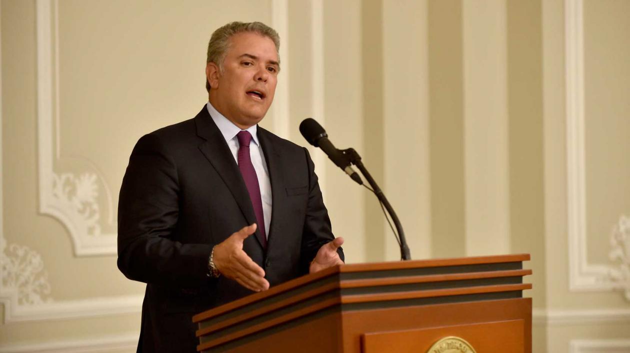 Presidente Iván Duque.
