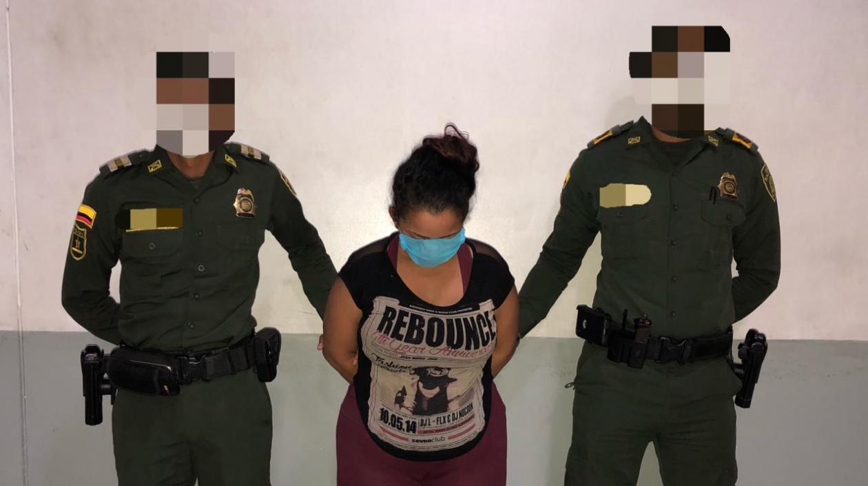 La mujer fue llevada a la URI de la Fiscalía.