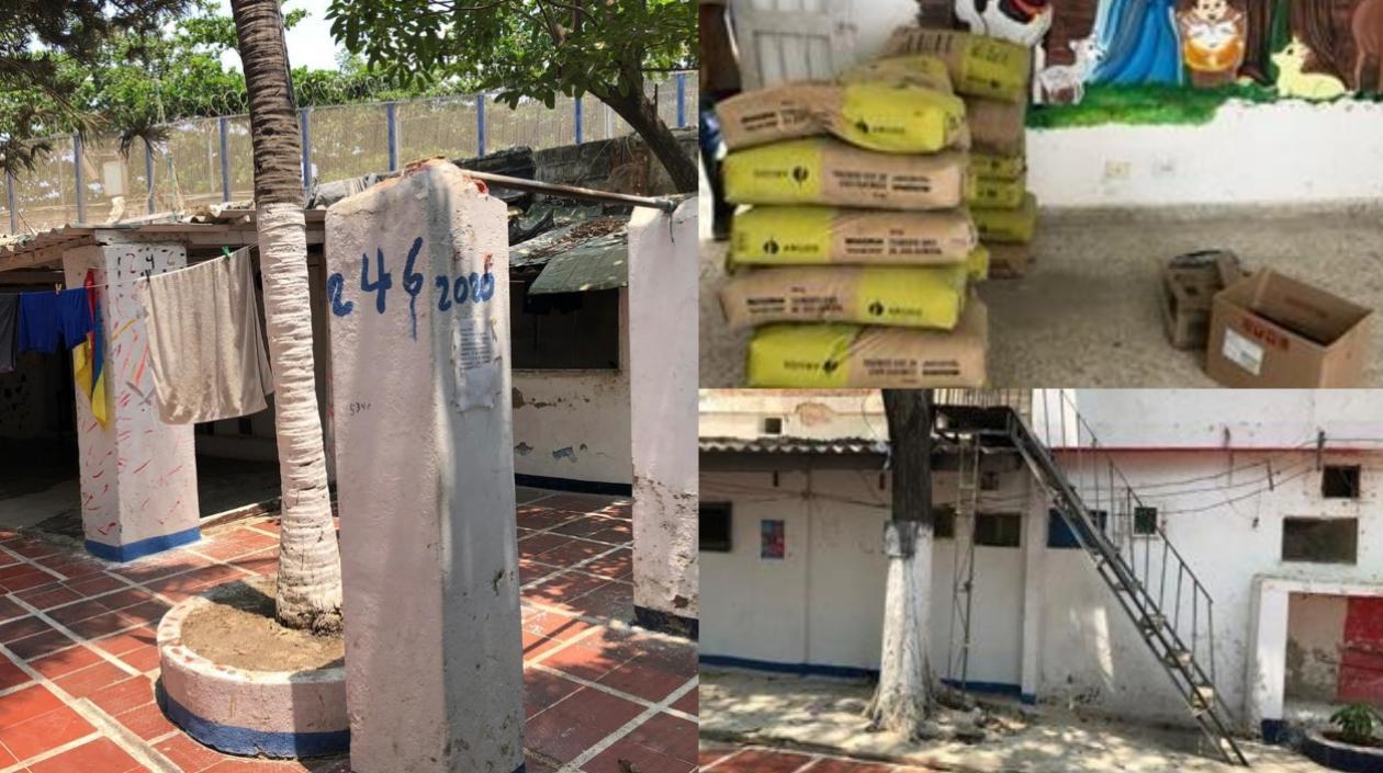 La Gobernación del Atlántico entregó los materiales para adecuar el patio 8.