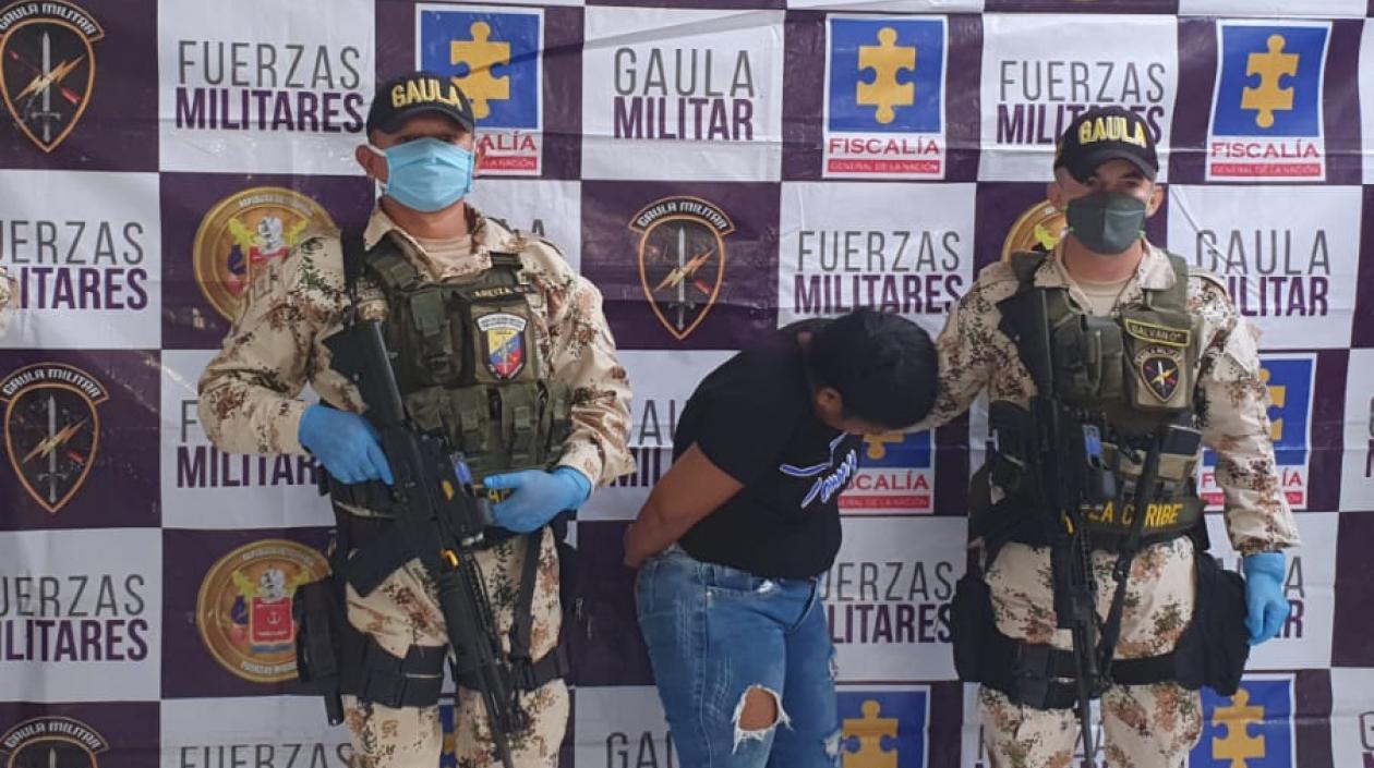 La mujer fue puesta a disposición de la URI de la Fiscalía, en Barranquilla.