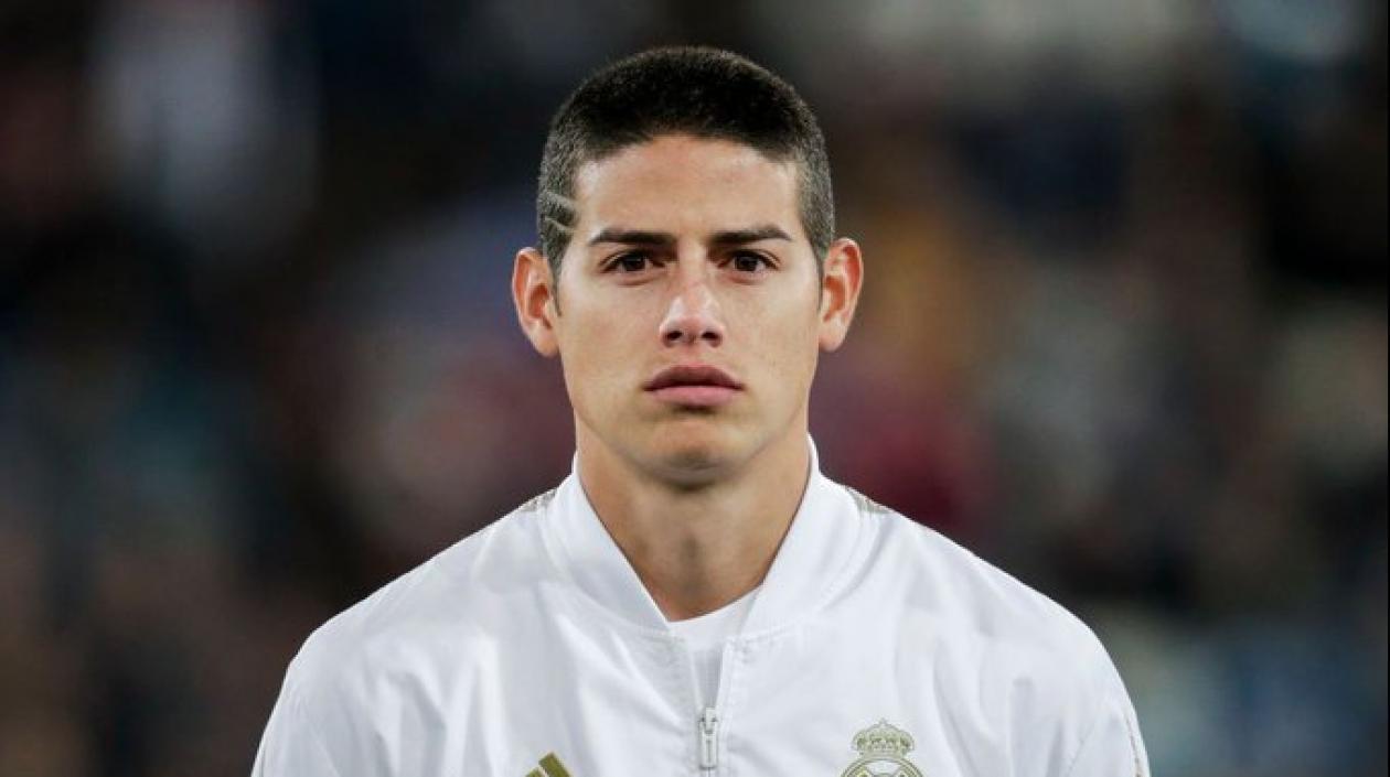 James Rodríguez, jugador colombiano.