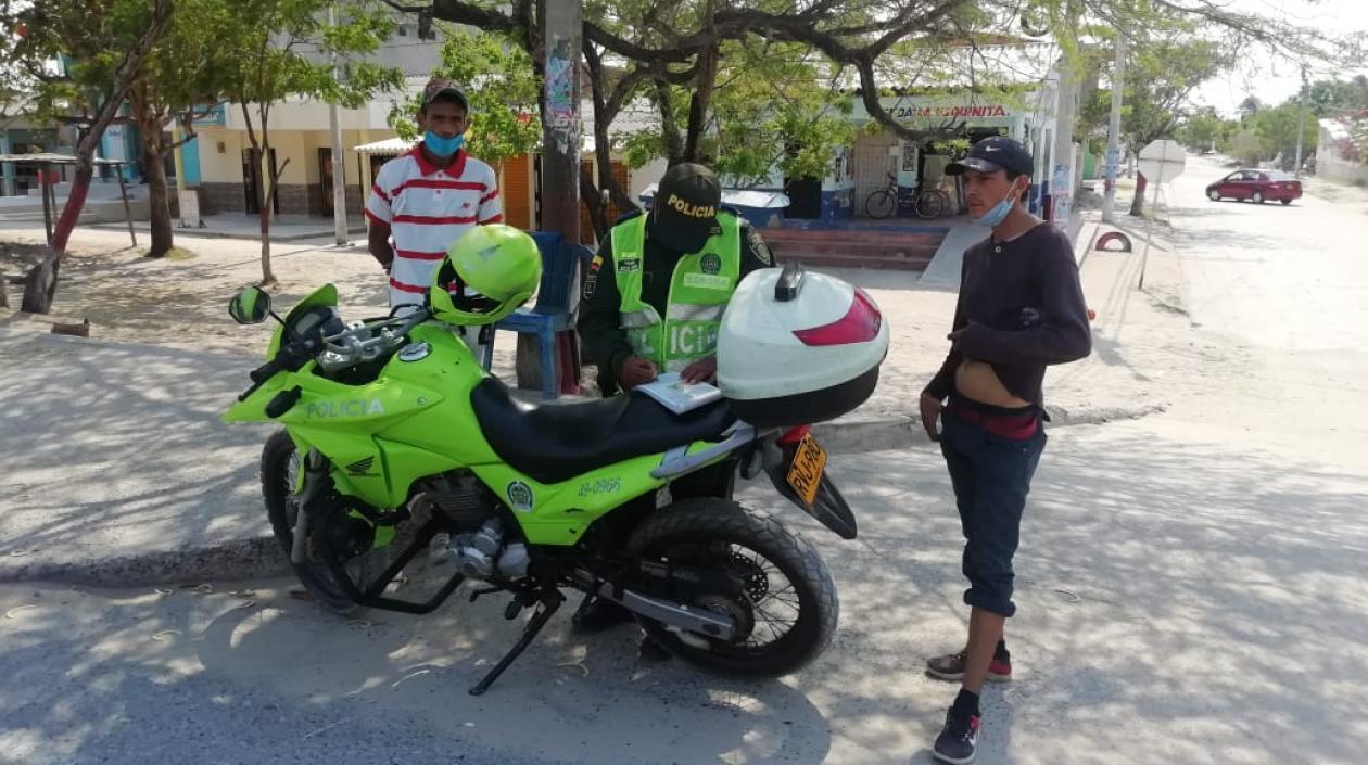 Comparendos impuestos por la Policía de Atlántico.
