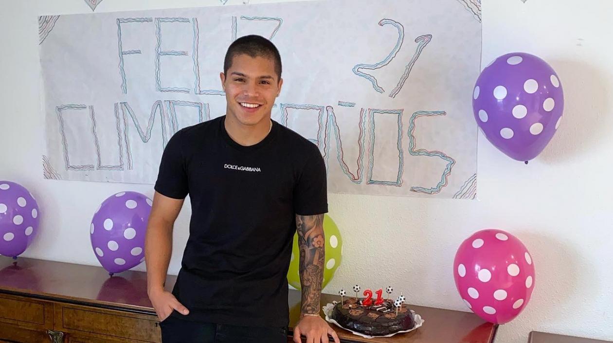 Juan Camilo 'Cucho' Hernández, delantero colombiano.