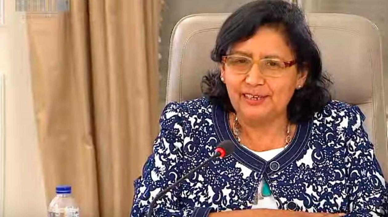 La representante de la OPS/OMS en Colombia, Gina Tambini.