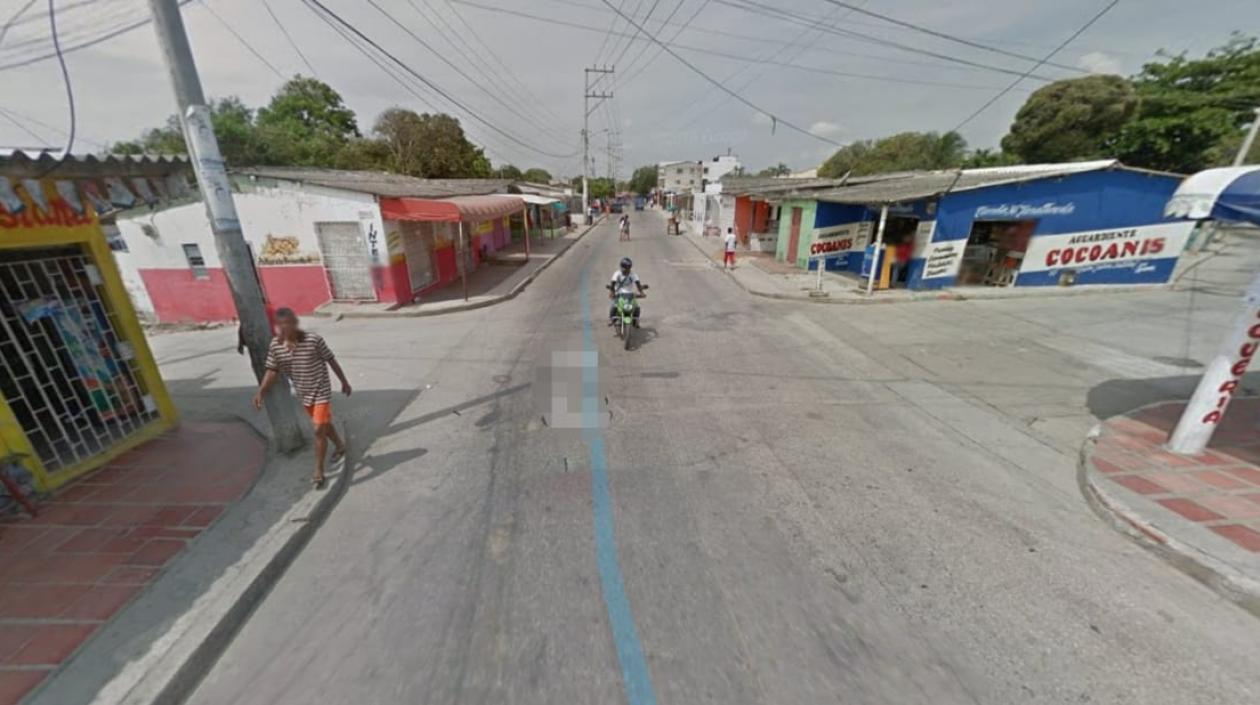 Calle 51B con carrera 7sur, lugar donde ocurrió el crimen.