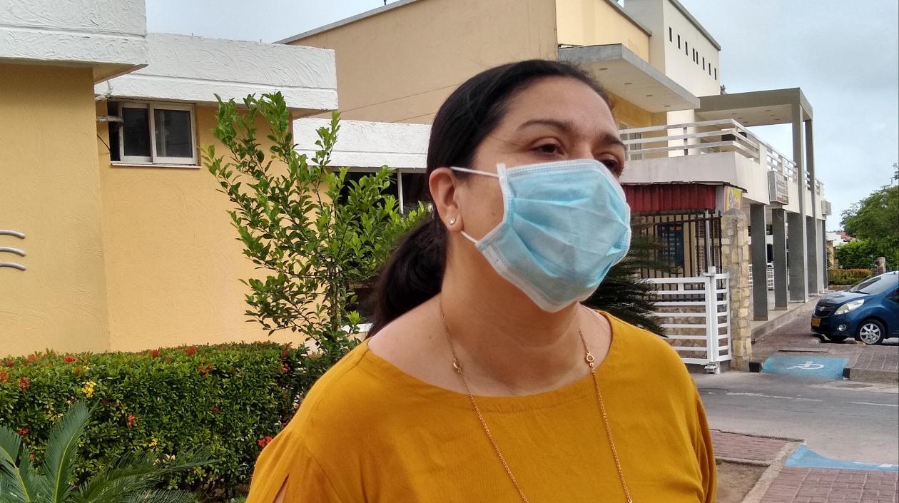 Marta Storino, madre de Valeria Guerrero.