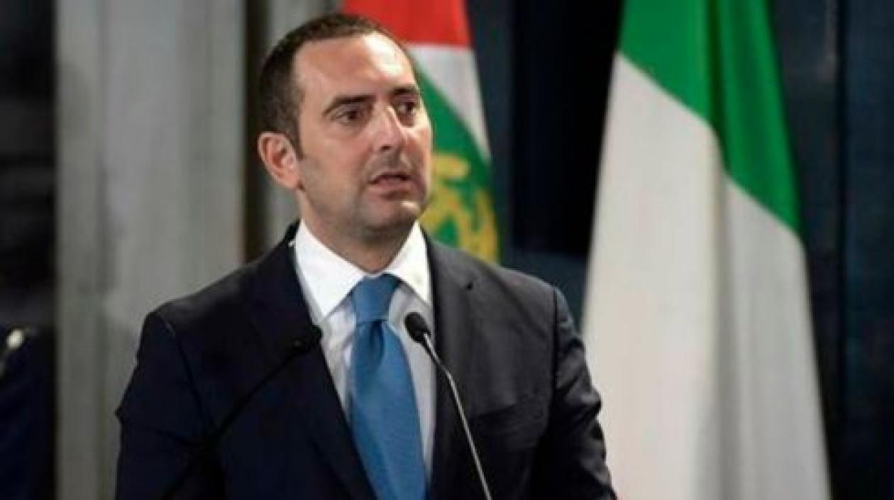 Ministro de Políticas para Juventud y Deporte italiano, Vincenzo Spadafora.