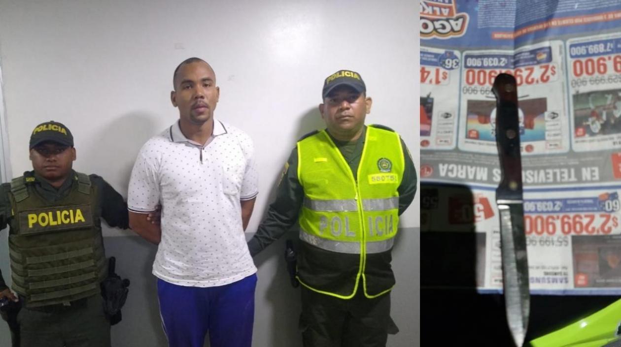 José David Orozco Páez cuando fue capturado el día de los hechos.