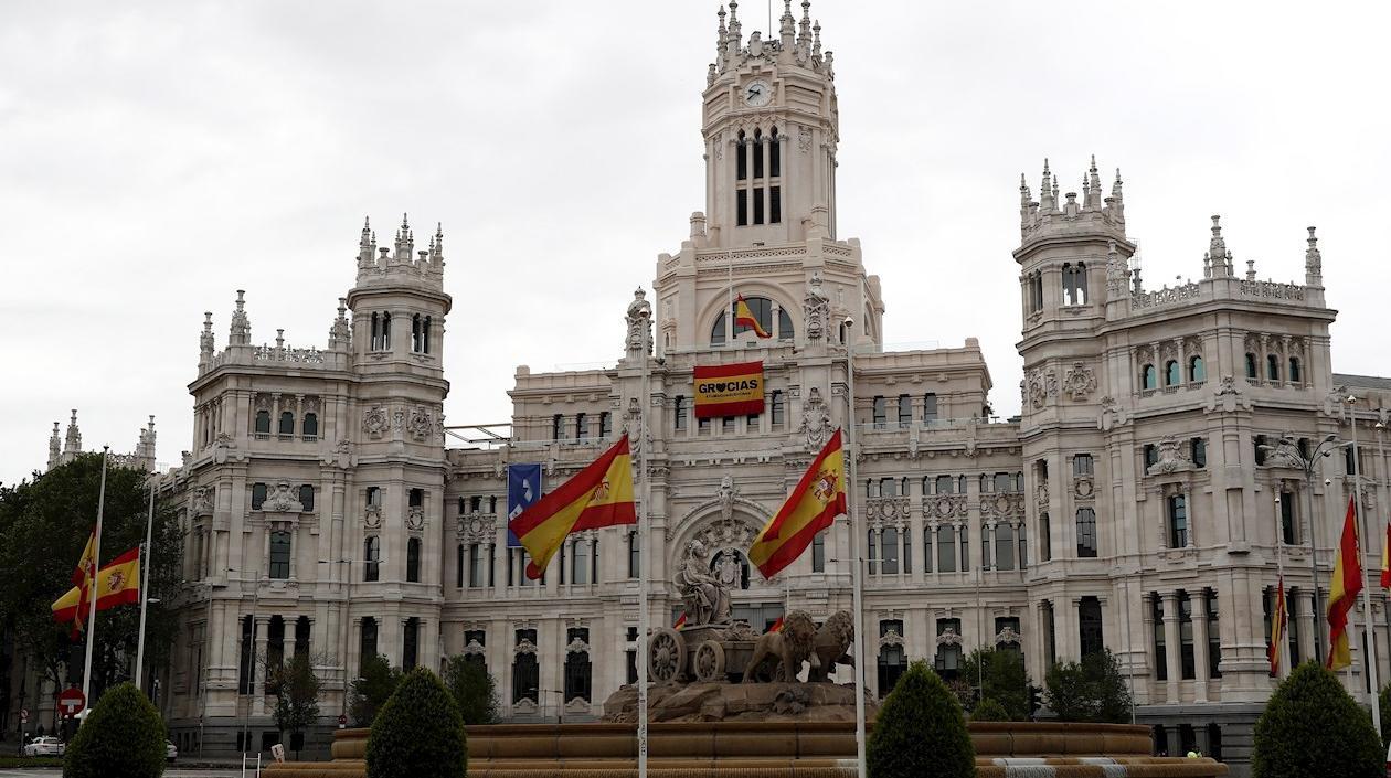 Plaza de Cibeles en España.