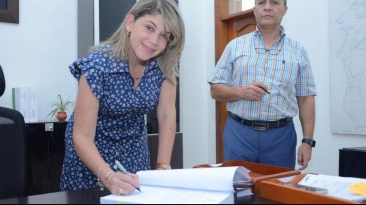 Germán Arrieta Violet, durante su posesión como Secretario de Salud. 