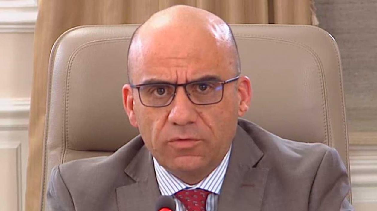 El Presidente del Banco Agrario, Francisco José Mejía.