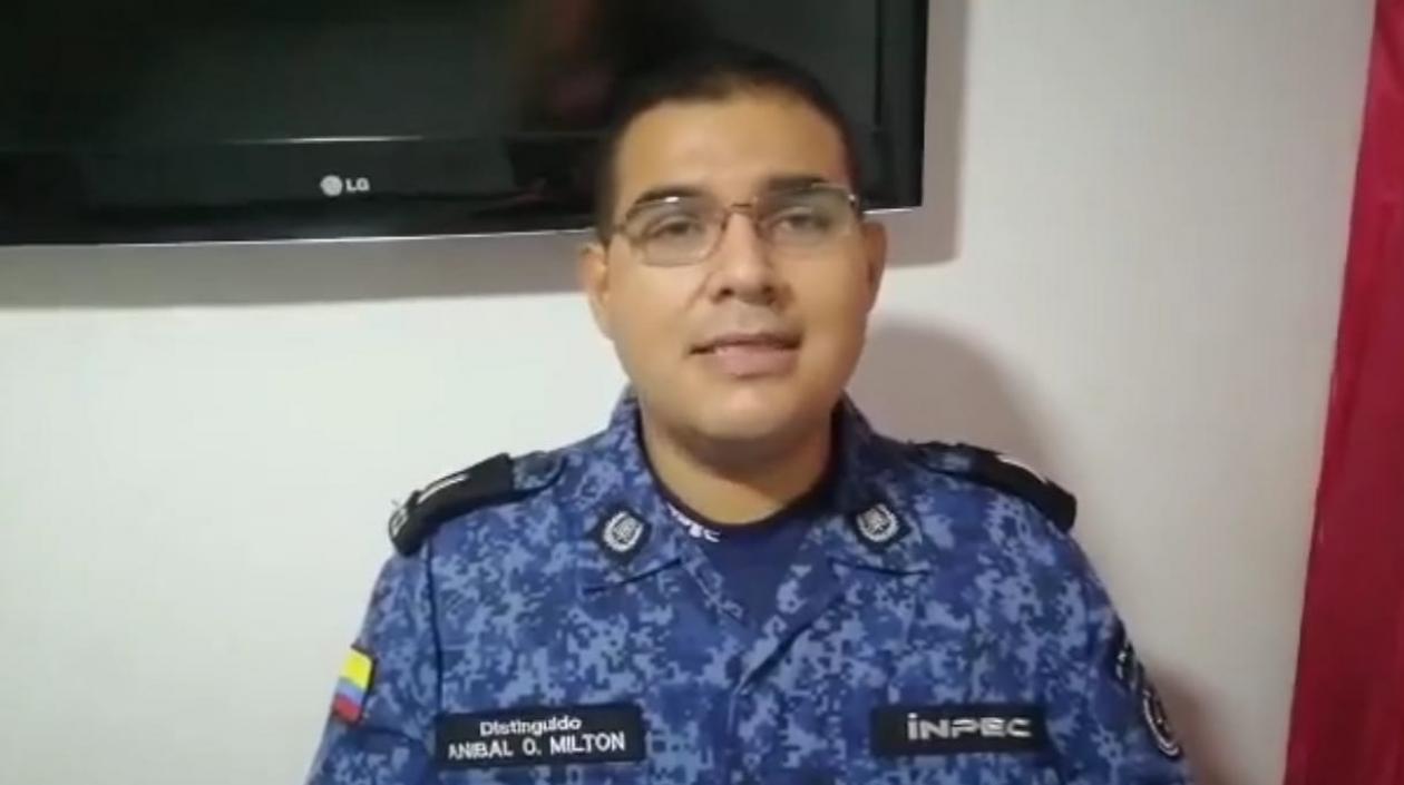 Milton Aníbal, del sindicato de guardianes de la Modelo.