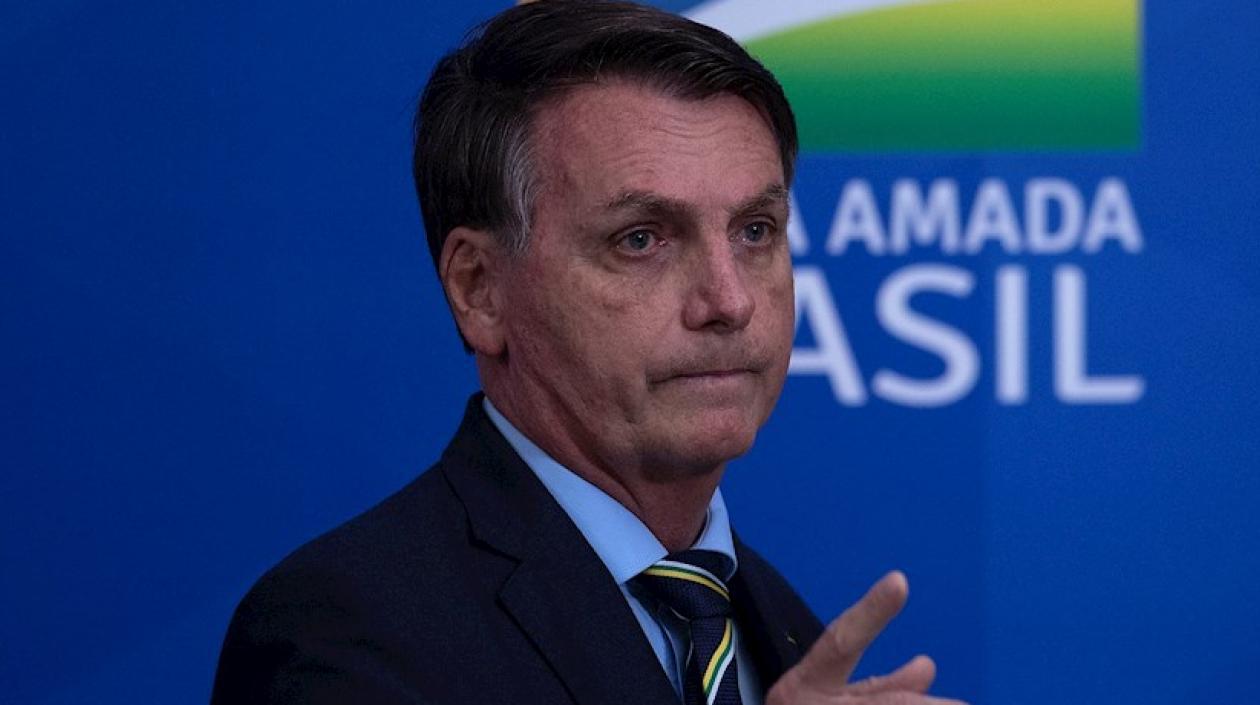 El presidente de Brasil, Jair Bolsonaro.