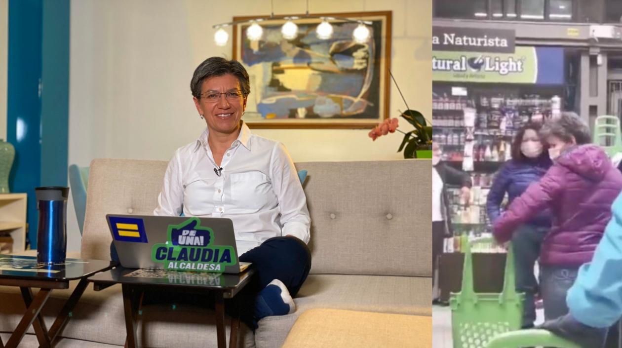 Claudia López y Angélica Lozano.