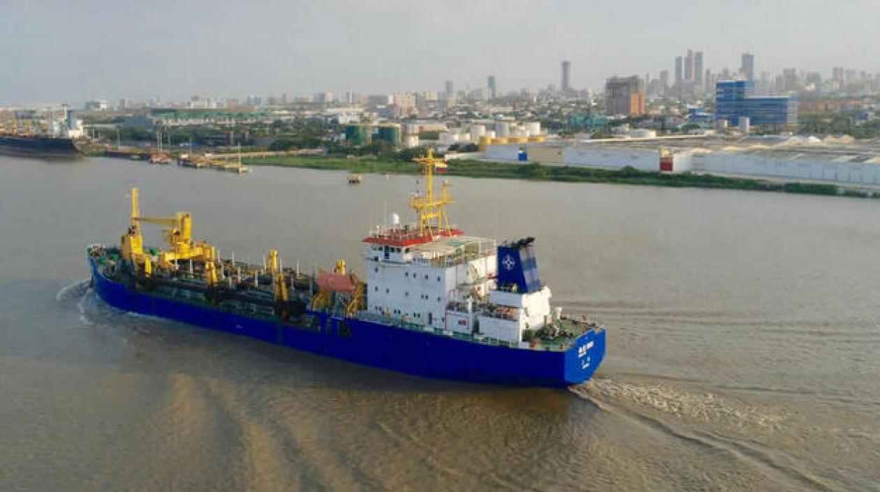 La draga china Hang Jun 5001.