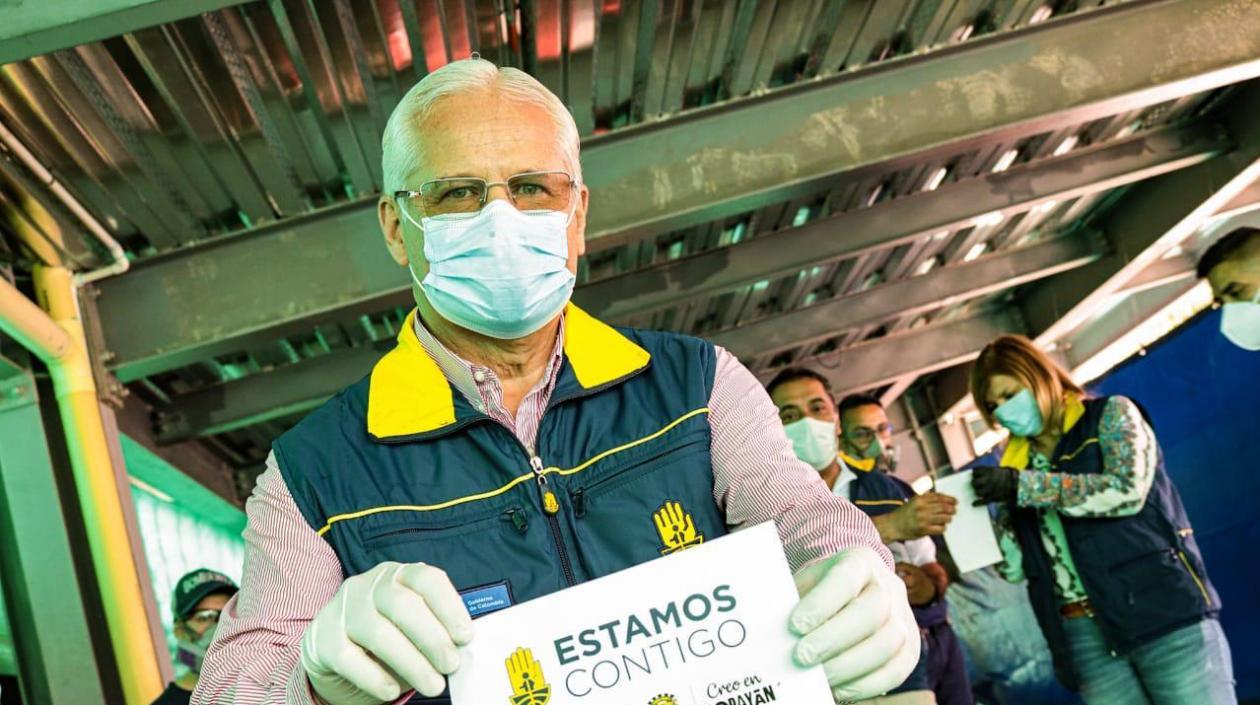 Alcalde de Popayán, Juan Carlos López Castrillón.