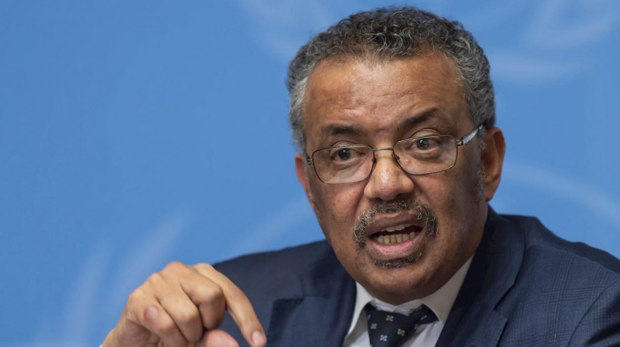 El director general de la OMS, Tedros Adhanom Ghebreyesus.