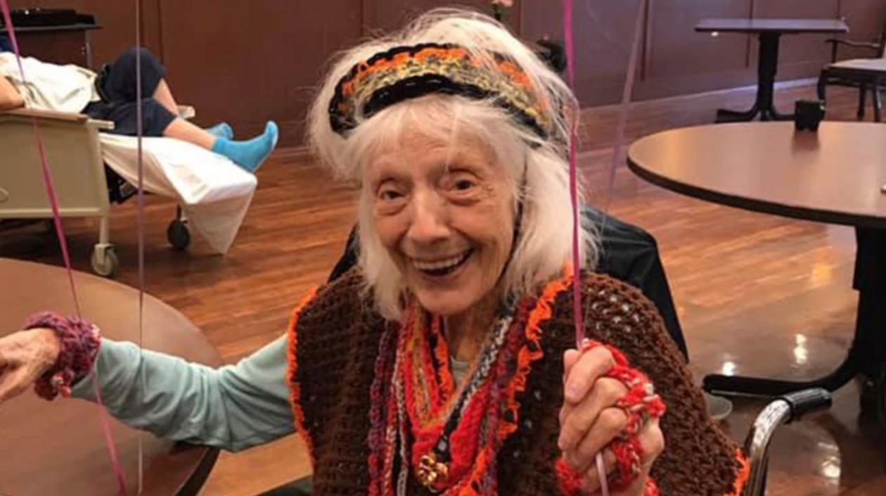 La anciana Angelina Friedman.