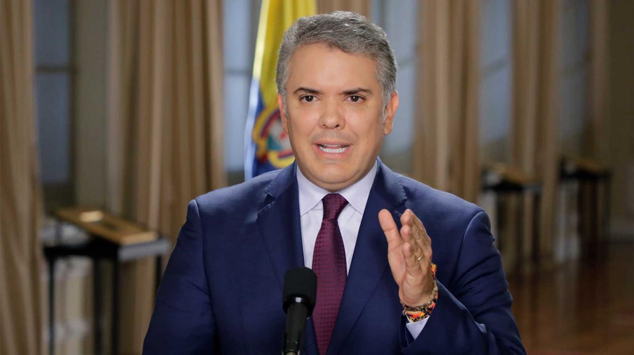 El Presidente de la República, Iván Duque.