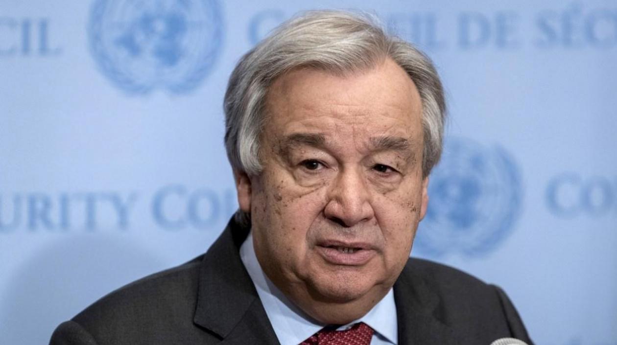 El secretario general de la ONU, António Guterres.