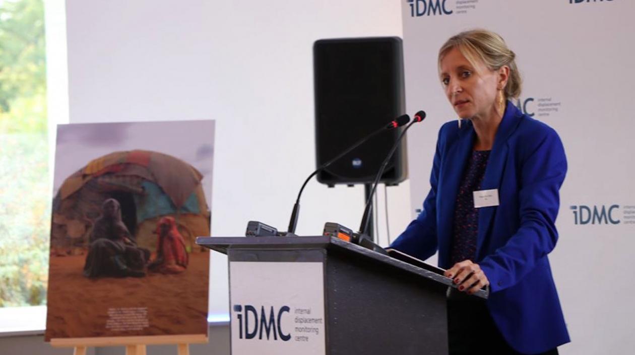 Alexandra Bilak, directora del Observatorio de Desplazamiento Interno.