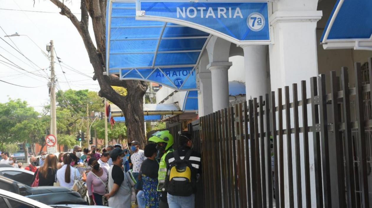 Notaría Séptima de Barranquilla.