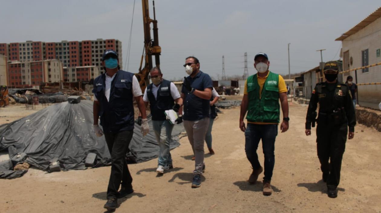 Operativo de verificación de la Patrulla de Reacción Inmediata.