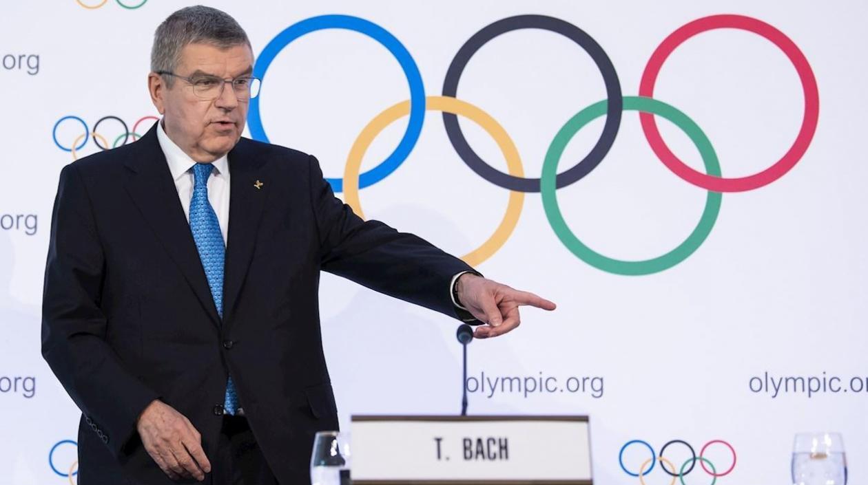 El presidente del COI, el alemán Thomas Bach.