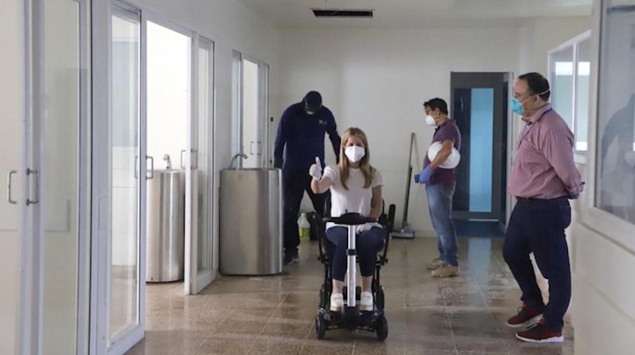 Gobernadora Elsa Noguera en el CARI.