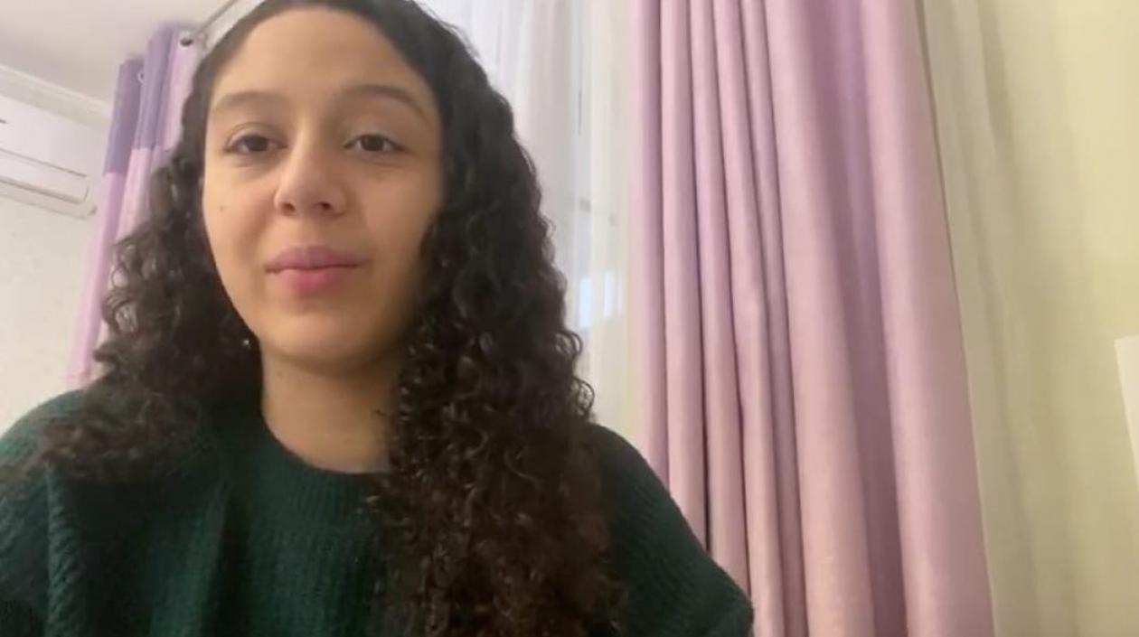  Valeria Guerrero Storino, joven barranquillera estudiante en Rusia.