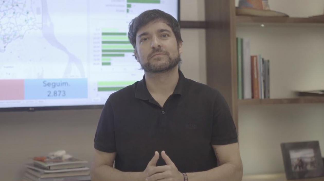 El Alcalde de Barranquilla, Jaime Pumarejo.