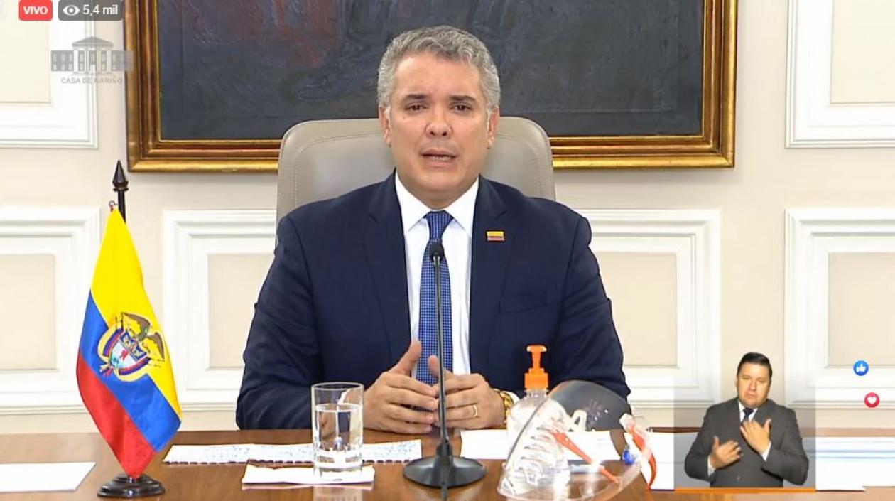 Iván Duque, Presidente de Colombia.