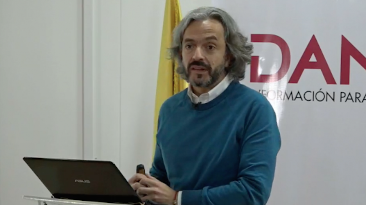 Juan Daniel Oviedo, director del DANE.