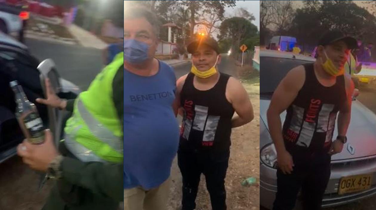 El exconcejal Olimpo Martínez y el concejal Fabián Bonet.