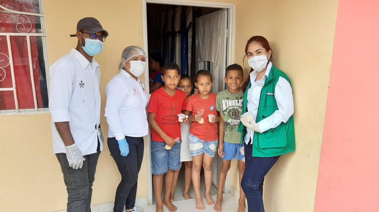 Gestión Social de Sabanalarga realizó la zonificación de los niños beneficiados con esta actividad del Sena.