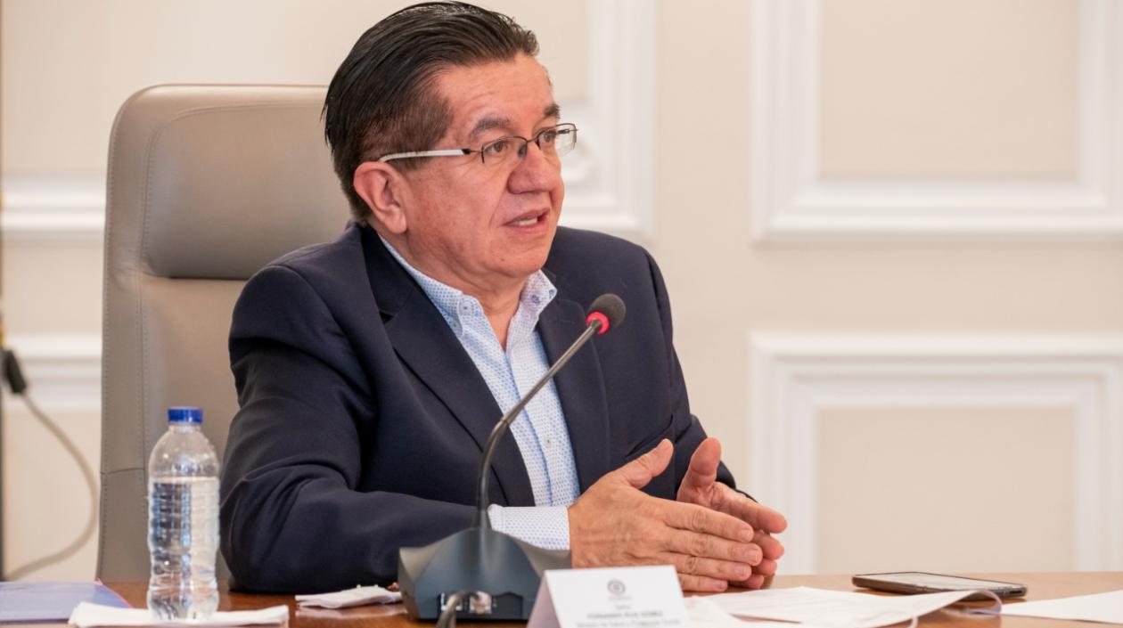 Fernando Ruiz, ministro de Salud.