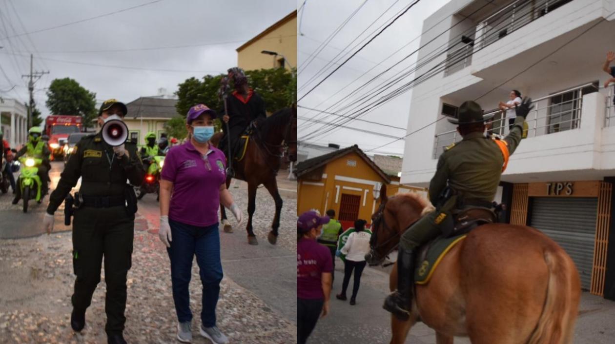 Operativos de control durante la cuarentena en la Región Caribe.