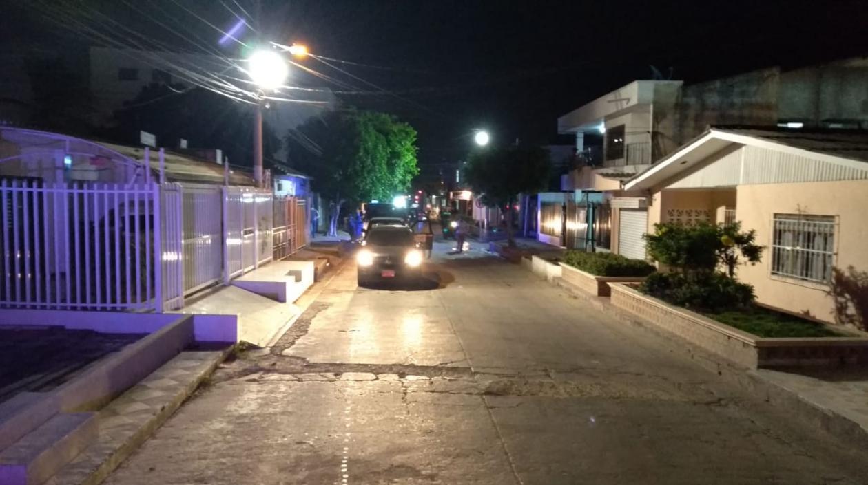 Policía realiza caravanas en Soledad.