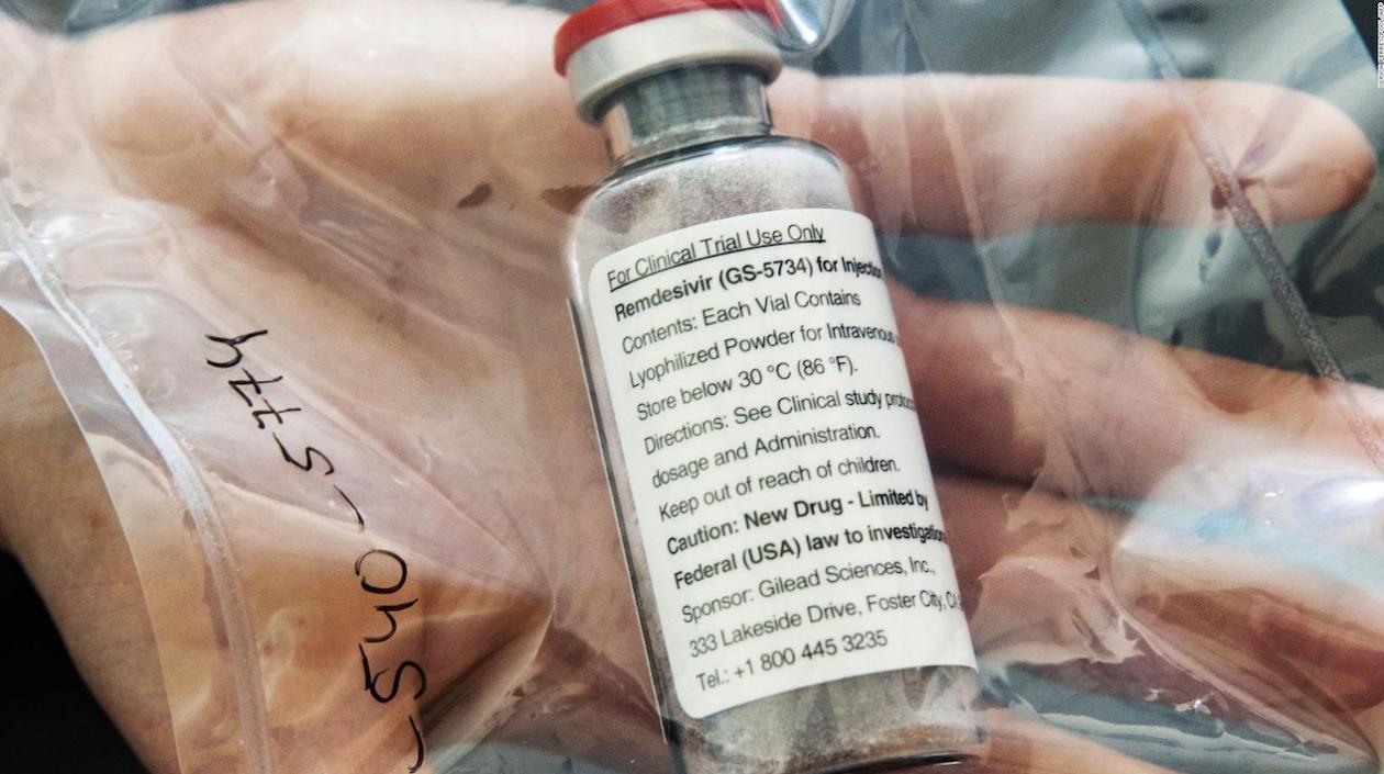 Remdesivir, medicamento aprobado para tratar el coronavirus.