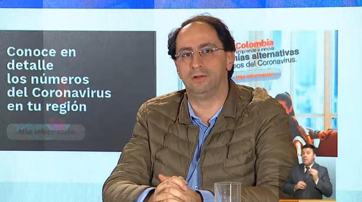 José Manuel Restrepo, Ministro de Comercio.