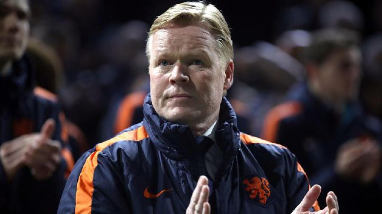 El seleccionador nacional de Holanda, Ronald Koeman.