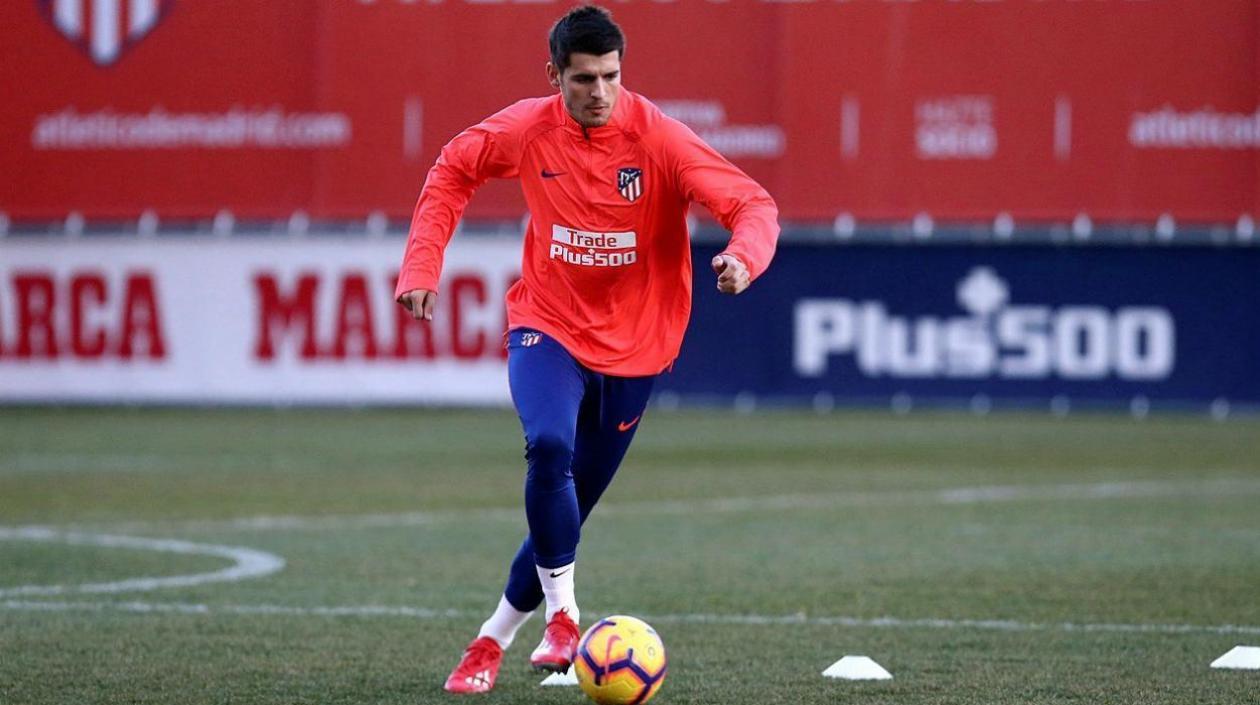El delantero español Álvaro Morata.