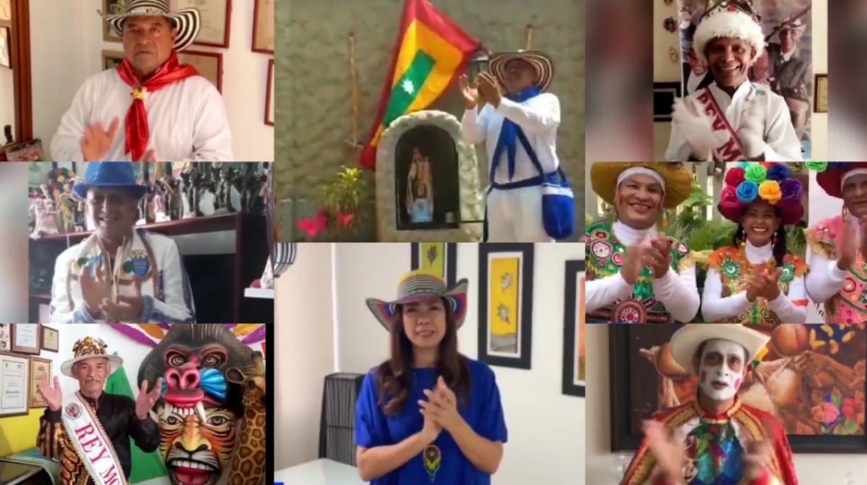 Los reyes y representantes de la tradición.