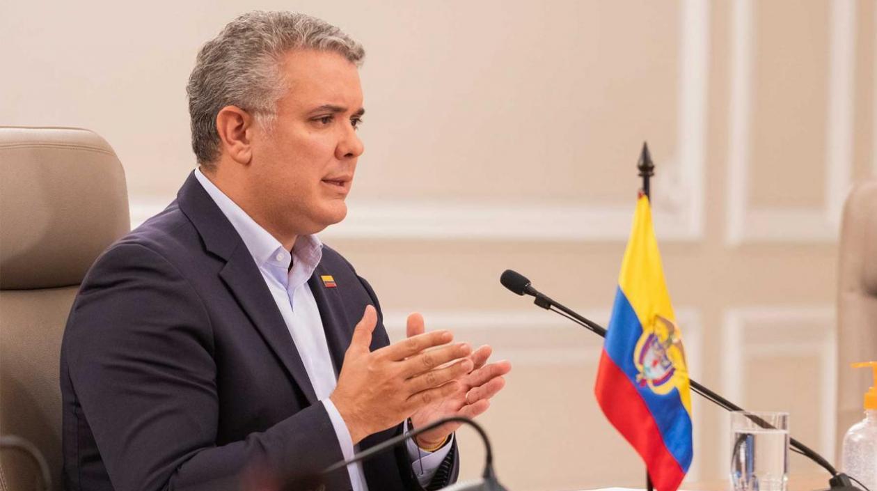 El Presidente de la República, Iván Duque.