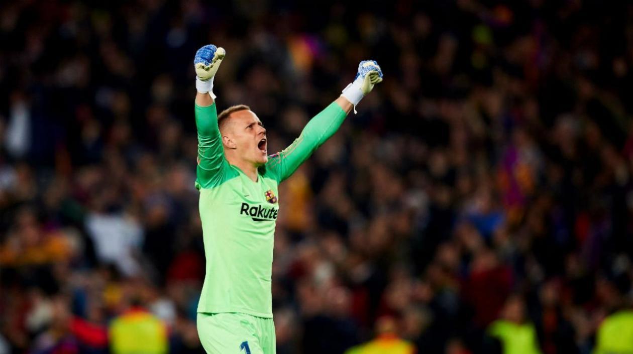 El portero del Barcelona Marc-André ter Stegen.