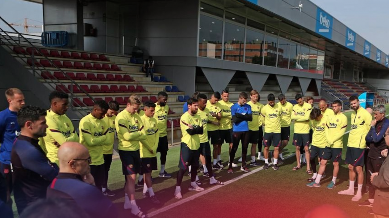 La plantilla del Barcelona se someterá a pruebas de coronavirus.