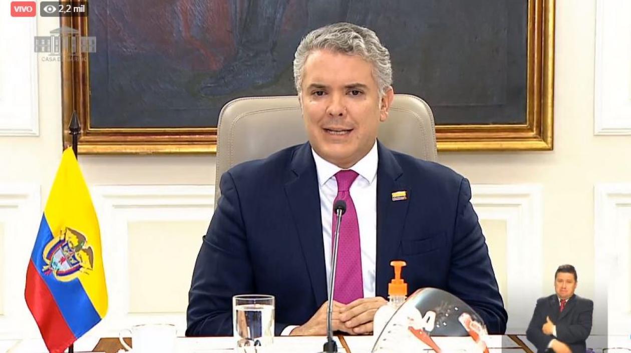 Iván Duque, Presidente de Colombia.